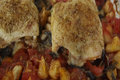 Chicken Tomato Bean Bake 