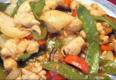 Snow Peas Chicken with Chinese Mushrooms