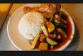 Latino Style Chicken with Potatoes and Zucchini