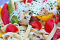 How To Make Chicken Vegetable Fettuccine Alfredo - Home Date Night!