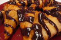 Betty's Chocolate Drizzled Deep Fried Wonton Wraps