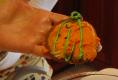 Spooky Chocolate Halloween cookie