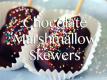 Chocolate Dipped Marshmallow Skewers Video