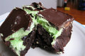 Chocolate Peppermint Slices