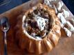 Chunky Beef & Mushroom Soup in Bread Bowl