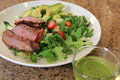 Cinco De Mayo Mexican Steak Salad With Cilantro Lime Dressing 