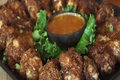 Coconut Wings with Spicy Mango Ginger Sauce