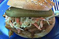 Cola Braised Pulled Pork and Spicy Mustard Sauce 