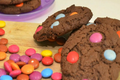 Smartie Top Cookies