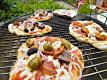 Cooking A Pizza On The Grill