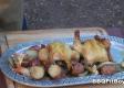 Pan Barbecued Cornish Game Hens and Vegetables