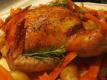 Cornish Game Hens In Casserole With Garden Vegetables