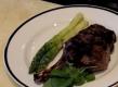 Sea Scallops with Lobster Sauce, Cowboy Steak with Peppercorn Sauce and Chilean Sea Bass with Fennel Sauce