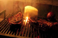 Cowboy Steaks with Stuffed Jalapeños, Tequila Guacamole 