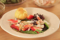 Alaskan King Crab and Strawberry Salad