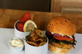 How To Make Crabcake Burger With Horseradish And Fries