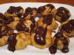Cream Buns With Hot Chocolate Sauce