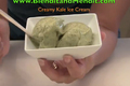 Kale and Banana Vegan Ice Cream