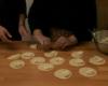 Greek Cretan Cheese Pies Part 3 - Filling the Pies