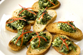 Healthy Herb Mushroom Crostini
