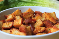Crunchy Garlic Parmesan Croutons