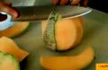 Cutting Cantaloupe