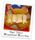 Texan Breakfast Burrito with Eggs and Bacon