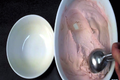 Easy Strawberry Rhubarb Ice Cream (No Machine/Eggs)