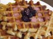 Easy Waffle with Blackberries and Yogurt