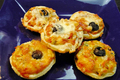 Eggless Mini Savory Tarts