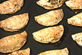 Blue Crab Empanadas with Spinach and Artichoke Hearts