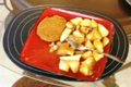 Enceladus Lemony Roasted Potatoes and Cosmic Chickpea Cutlets