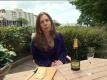 English Sparkling Wine with Stilton
