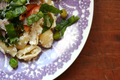 English Peas With Ricotta And Ham Over Pasta Recipe Video
