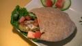 Pita Bread with Falafel and Tahini 