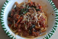 Fettuccine With Mushroom Bolognese