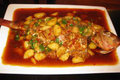 Fish Braised in Chili Bean Sauce 