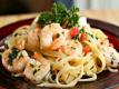 Fettuccini with Shrimp & Spinach