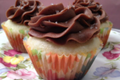 How To Make Fluffy White Cupcakes & Chocolate Buttercream