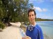 Drinking Fiji Water in Fiji