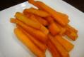 Simply Fried Carrot Wedges