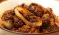 Fried Liver With Onion Sauce