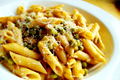Frugal Fabulous Penne Pasta with Prosciutto and Peas