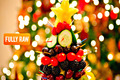 Fully Raw Edible Christmas Tree