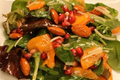 Persimmon Salad with Moroccan Sweet Vinaigrette