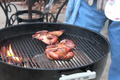 Easy Barbecued Whole Game Hens