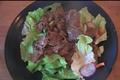 Garden Salad with Marinated Beef 