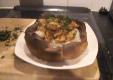 Giant Yorkshire Pudding Filled With Chicken Curry 