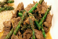 Ginger Asparagus Flank Steak Stir Fry