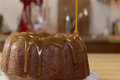 Ginger Spice Bundt Cake with Caramel Sauce 